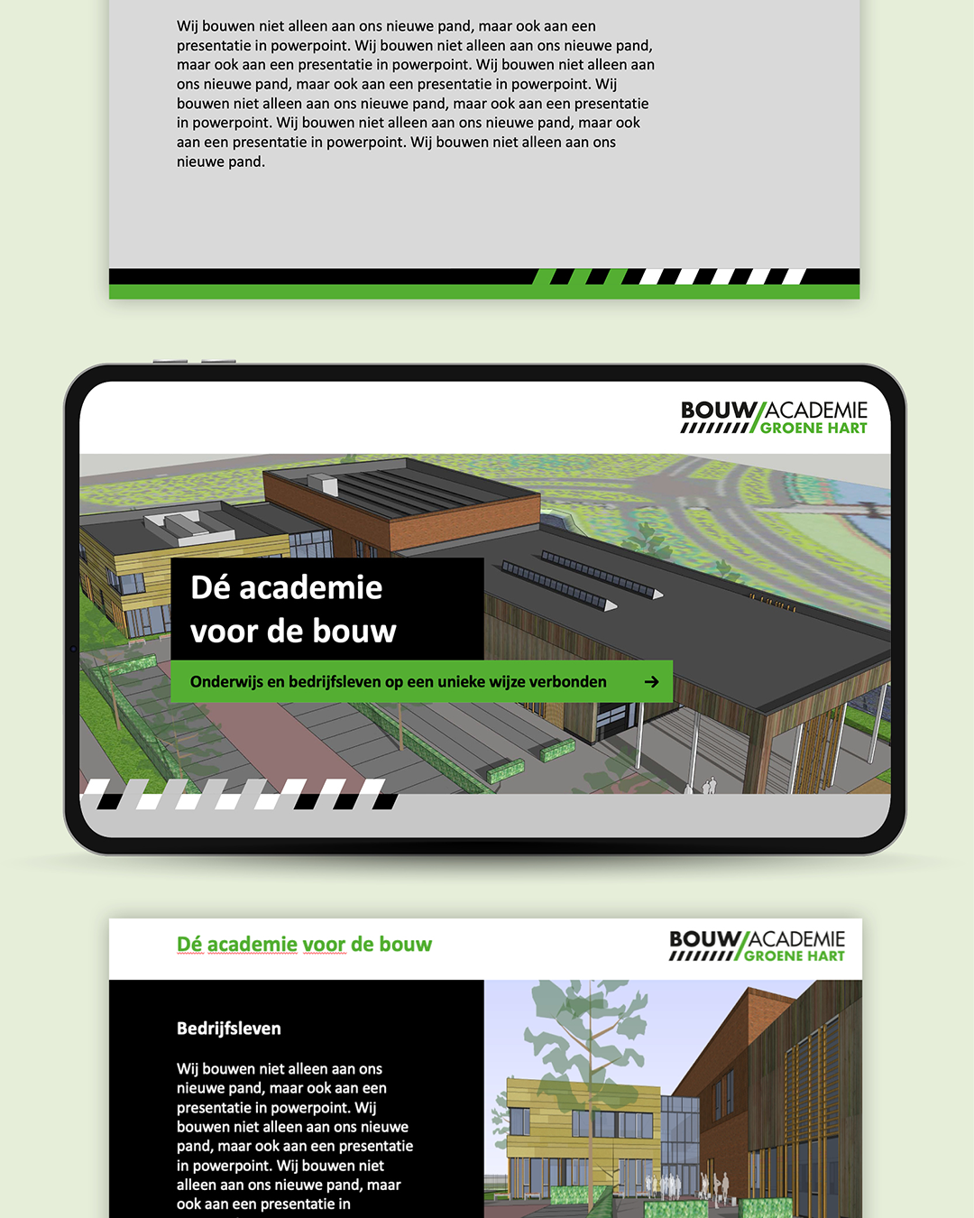 AllesOnline powerpoint Bouwacademie Template