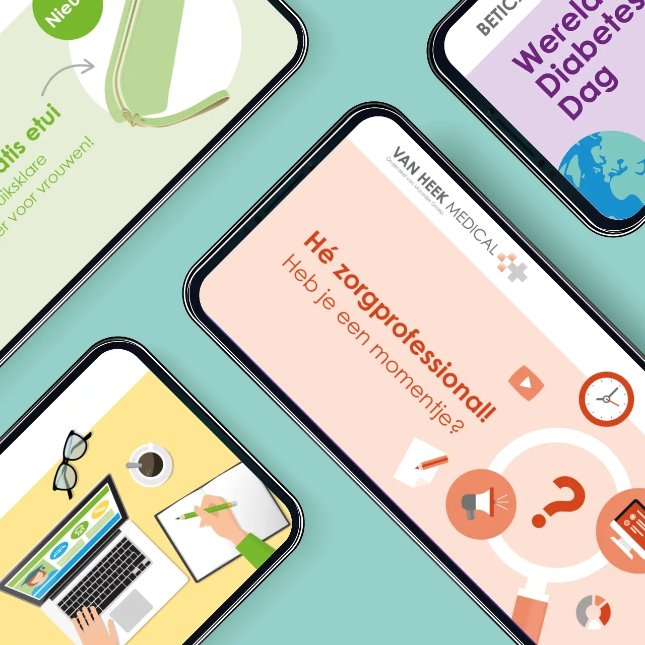 Mosadex Groep social media banners, gemaakt door AllesOnilne