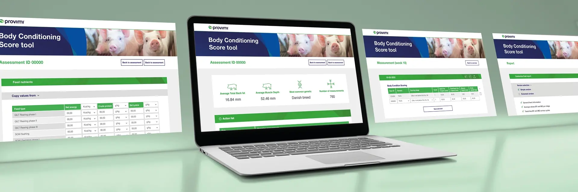 Provimi body conditioning score tool gemaakt door AllesOnline