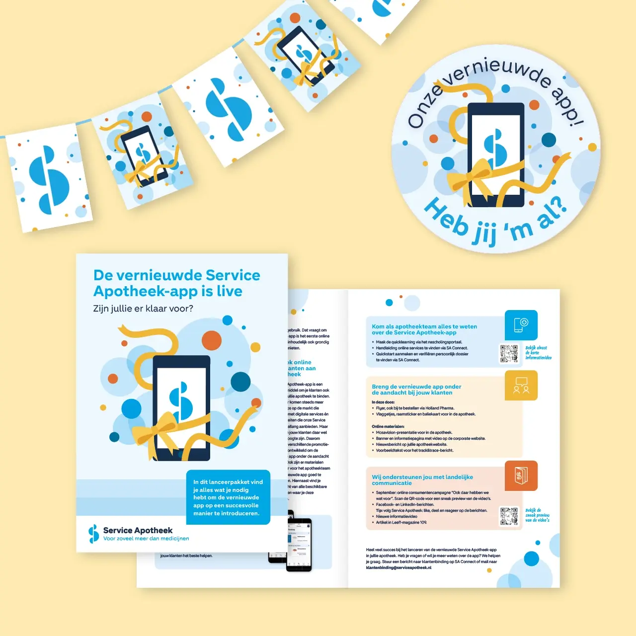 Service Apotheek app lancering items gemaakt door AllesOnline