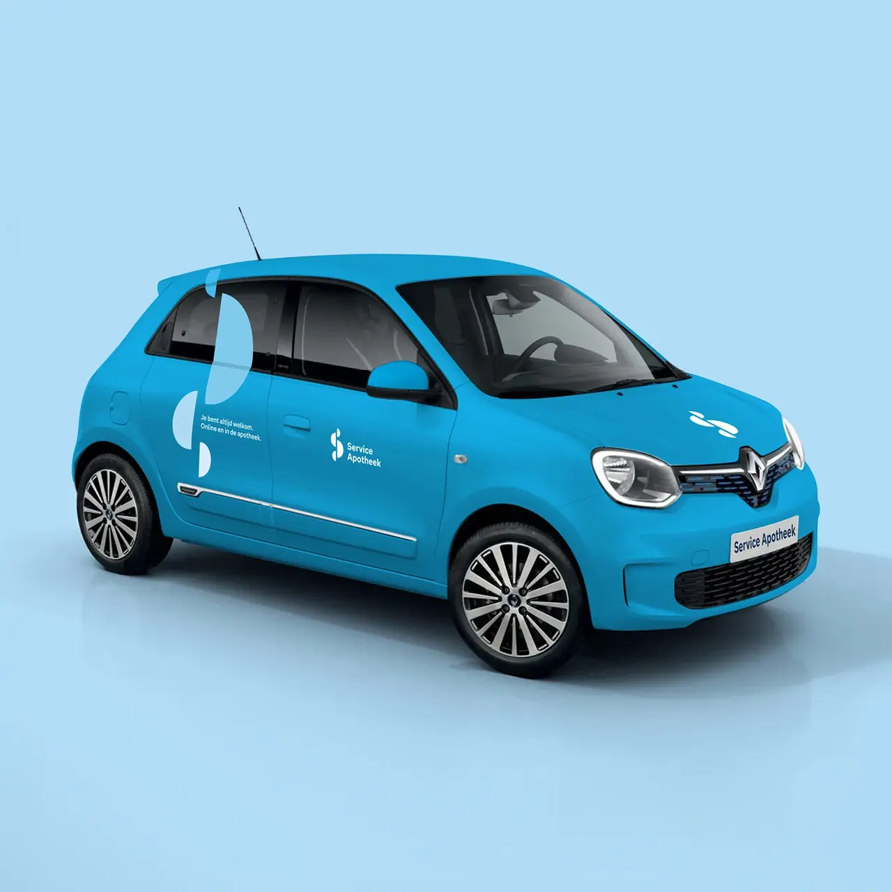 Service Apotheek autobelettering gemaakt door AllesOnline