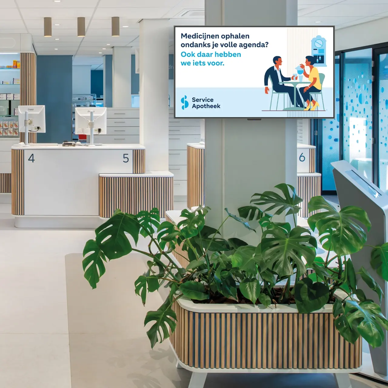 Service Apotheek Narrowcasting animatie gemaakt door AllesOnline