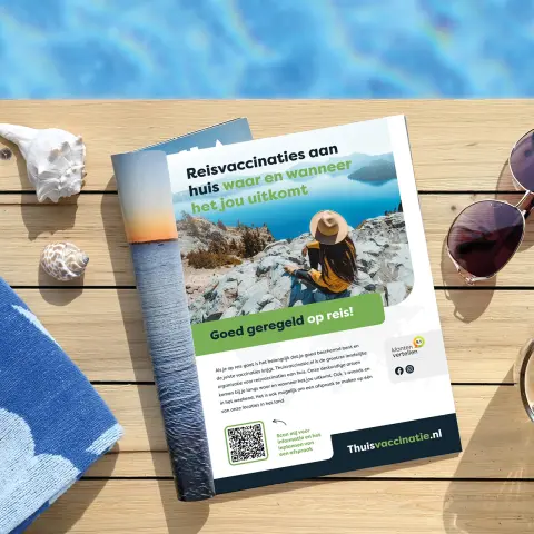 Thuisvaccinatie.nl advertentie gemaakt door AllesOnline