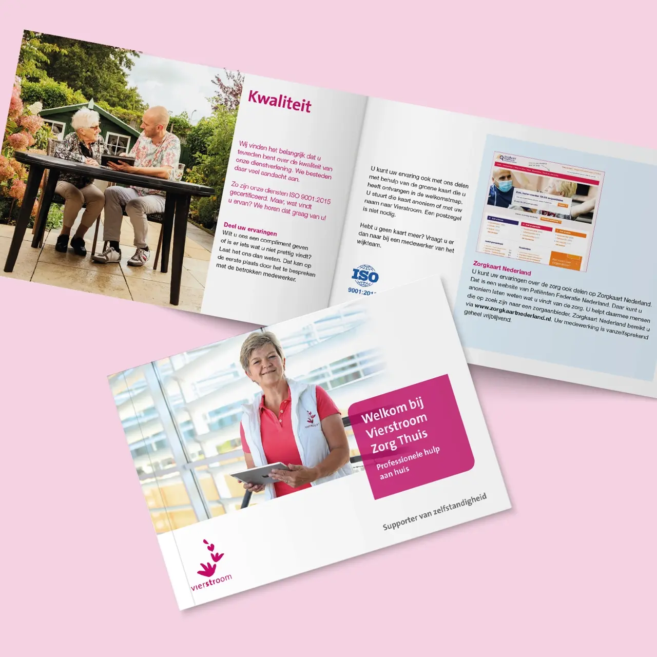Vierstroom brochure gemaakt door AllesOnline