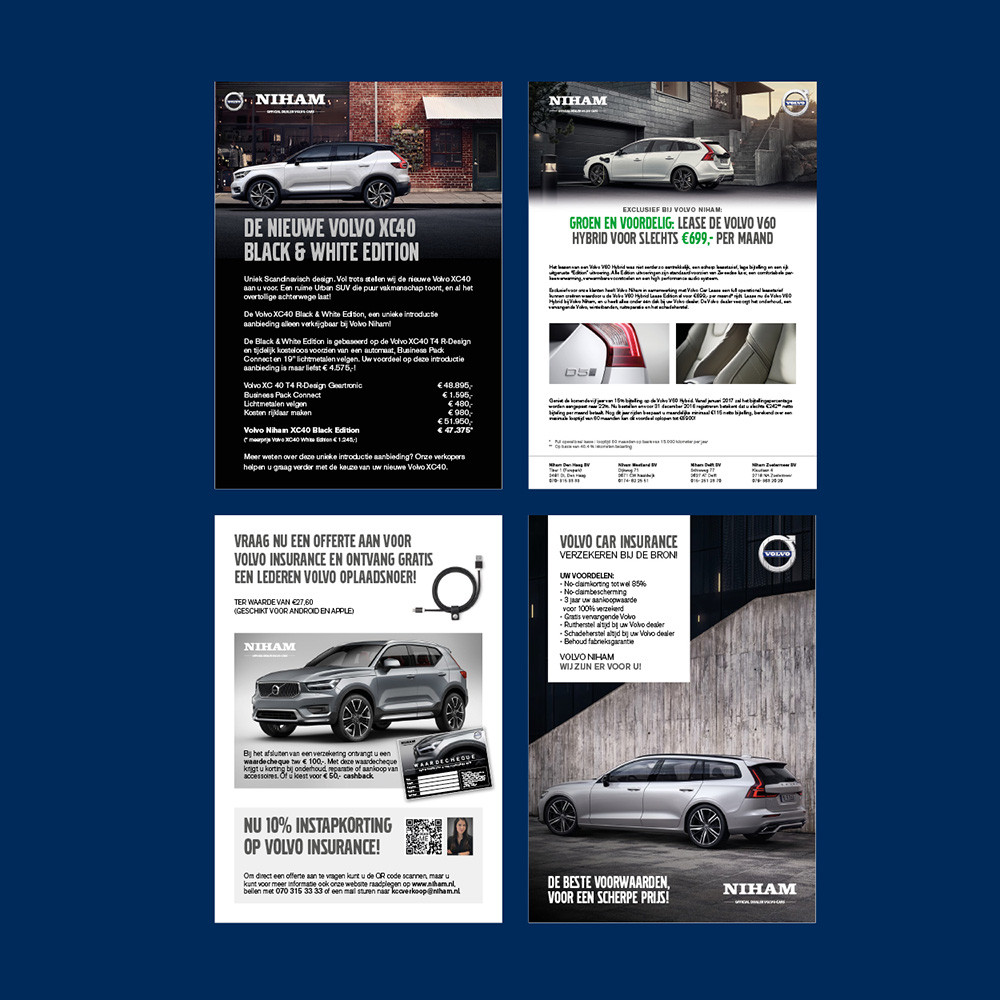 Volvo Niham flyers gemaakt door AllesOnline