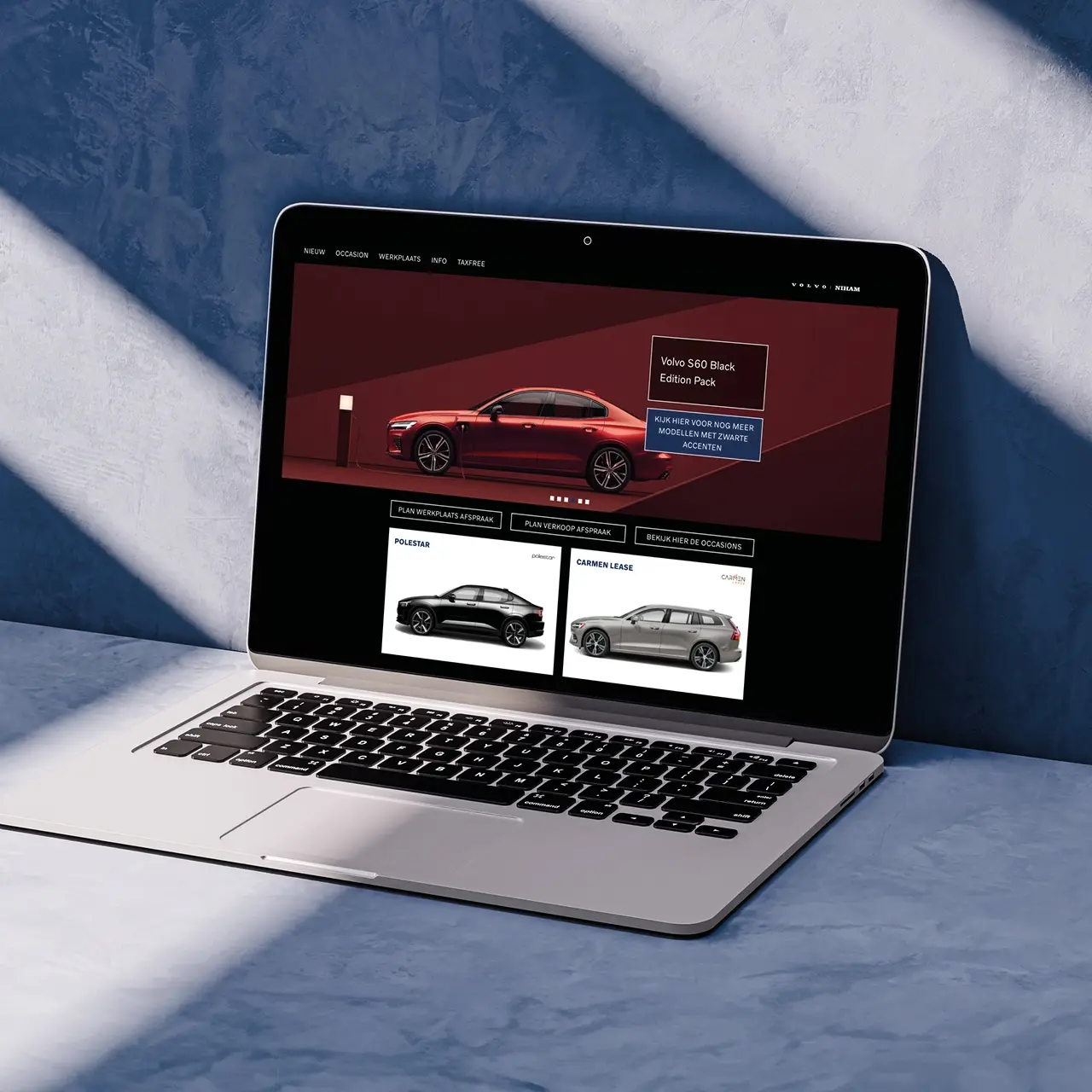 Volvo Niham website gemaakt door AllesOnline